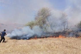 SARAYKENT'TE 150 DÖNÜM ARAZİ YANDI