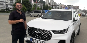 SIFIR ALDIĞI CHERY MARKA OTOMOBİL, RİZELİ SÜRÜCÜYÜ CANINDAN BEZDİRDİ