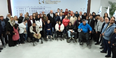 TOGÜ REKTÖRÜ YILMAZ; "ÖZEL İHTİYAÇLI BİREYLERE KAPIMIZ HER ZAMAN AÇIK"