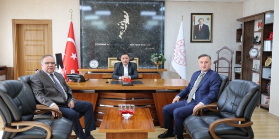 VALİ ÇİÇEK'TEN İL MİLLİ EĞİTİM MÜDÜRLÜĞÜ'NE ÇALIŞMA ZİYARETİ