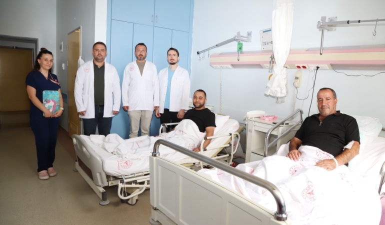 VAN'DAN GELİP KAHTA'DA ŞİFA BULDULAR