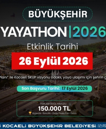 YAYA ULAŞIMINA YENİLİKÇİ ÇÖZÜMLER ARAYAN YARIŞMADA BÜYÜK ÖDÜL 150 BİN TL