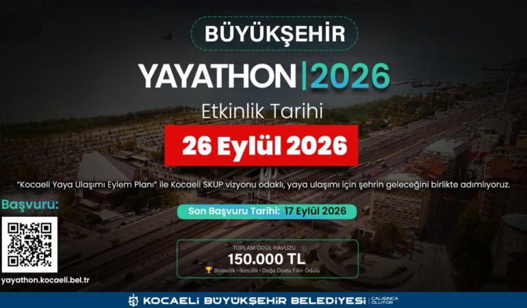 YAYA ULAŞIMINA YENİLİKÇİ ÇÖZÜMLER ARAYAN YARIŞMADA BÜYÜK ÖDÜL 150 BİN TL