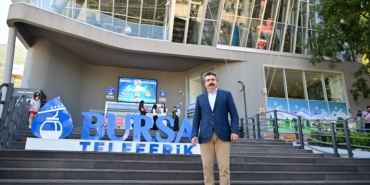 YILDIRIM'DA KADIN VE ÇOCUKLARA TELEFERİK KEYFİ