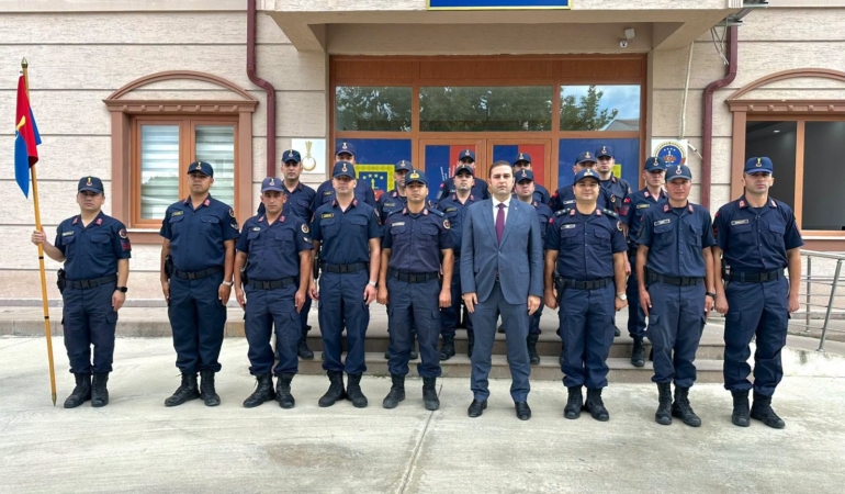 YÜZBAŞI RÜTBESİNE YÜKSELEN OSMANELİ İLÇE JANDARMA KOMUTANI SOY'A BAŞARI DİLEĞİ