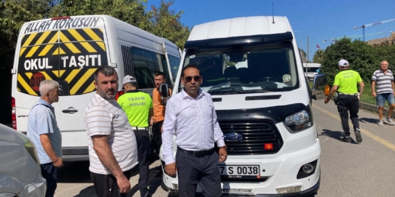 Zonguldak’ta öğrenci servislerine sıkı denetim