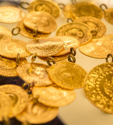 1/4 Turkish Gold coin necklace.