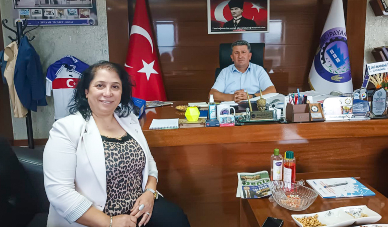 Acıpayam Ticaret Odası'na seçim öncesi tanışma ziyareti