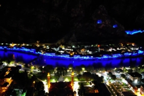 AMASYA'NIN DÜNYA MİRASININ IŞIK SİSTEMİ YENİLENDİ: "RÜYA ŞEHİR"