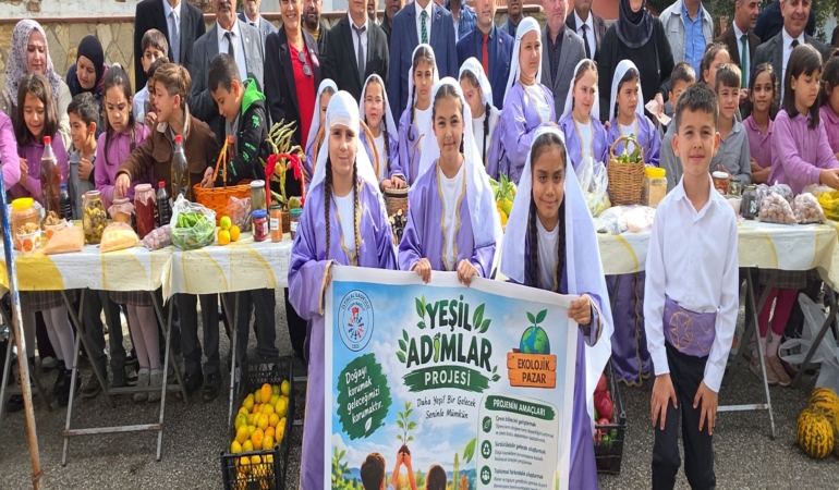 AYDINDA ÖĞRENCİLER EKOLOJİK PAZAR KURDU, SATIŞ YAPTI