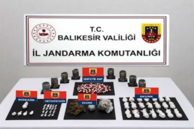 BALIKESİR'DE 13 İLÇEDE UYUŞTURUCU OPERASYONU; 46 ŞÜPHELİYE GÖZALTI