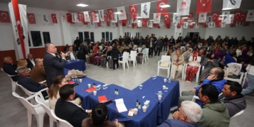 BAŞKAN BALABAN ÜRETİCİ KADINLARLA BULUŞTU