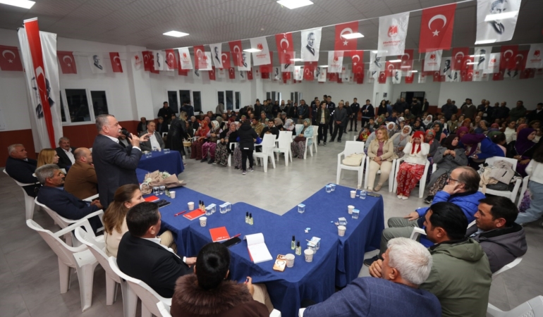 BAŞKAN BALABAN ÜRETİCİ KADINLARLA BULUŞTU