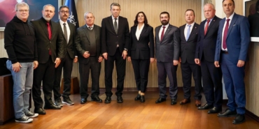 BAŞKAN ÇERÇİOĞLU, AYDIN ESNAF VE SANATKARLAR ODALARI BİRLİĞİ'Nİ AĞIRLADI