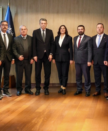 BAŞKAN ÇERÇİOĞLU, AYDIN ESNAF VE SANATKARLAR ODALARI BİRLİĞİ'Nİ AĞIRLADI