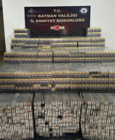 BATMAN'DA 26 BİN 570 PAKET KAÇAK SİGARA ELE GEÇİRİLDİ