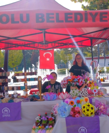 BOLU'DA KADINLARIN EL EMEĞİ ÜRÜNLERİ GÖRÜCÜYE ÇIKTI