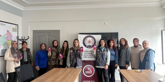 Erzurum’da kadın personele KADES eğitimi verildi