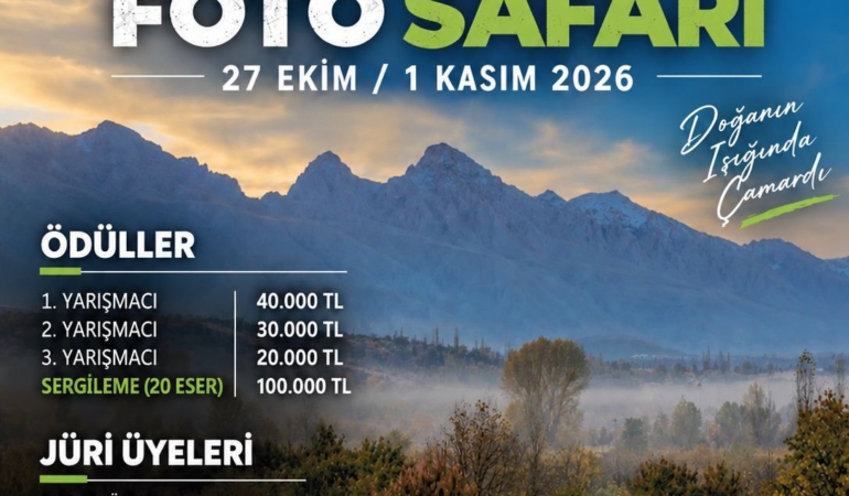 ÇAMARDI'NIN GÜZELLİKLERİ FOTOĞRAF KARELERİNE YANSIYACAK