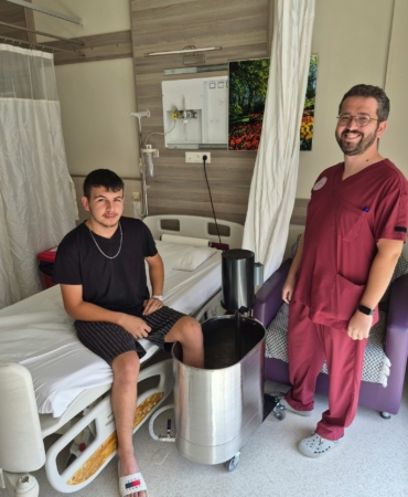 ÇİVRİL DEVLET HASTANESİ'NE ÜÇ YENİ FİZİK TEDAVİ CİHAZI