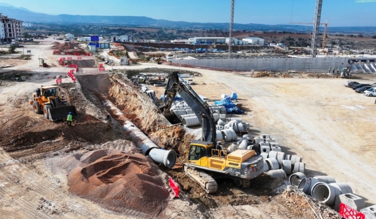 DESKİ'DEN DENİZLİ ŞEHİR HASTANESİ BÖLGESİNE 250 MİLYONLUK ALTYAPI YATIRIMI