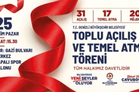 DENİZLİ BÜYÜKŞEHİR'DEN 16,2 MİLYAR TL'LİK YATIRIM HAMLESİ
