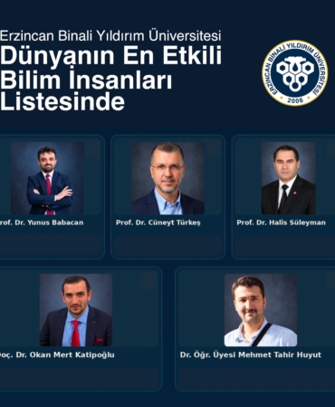 EBYÜ'DEN 5 AKADEMİSYEN DÜNYANIN EN ETKİLİ BİLİM İNSANLARI LİSTESİNDE