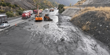 ERZİNCAN'DA SEL VE HEYELANIN YOL AÇTIĞI TAHRİBAT HAVADAN GÖRÜNTÜLENDİ