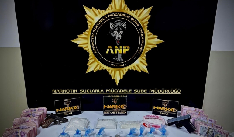 GERMENCİK'TE BİN 137 GRAM UYUŞTURUCU MADDE ELE GEÇİRİLDİ