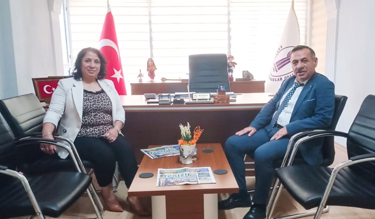 -Haber Veriyor Denizli gazetesinden Acıpayam Esnaf Odasına ziyaret