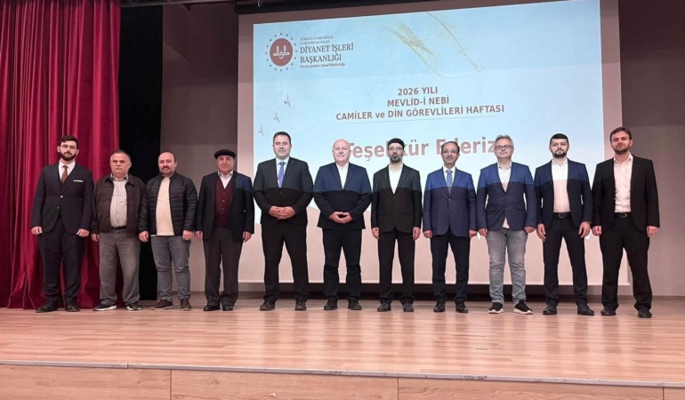 HAYRABOLU'DA "HZ. PEYGAMBER VE GÜZEL AHLAK" KONULU KONFERANS DÜZENLENDİ