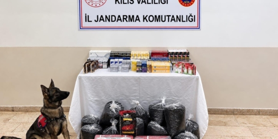 KİLİS'TE 750 PAKET KAÇAK SİGARA VE 60 KİLO KAÇAK ÇAY ELE GEÇİRİLDİ