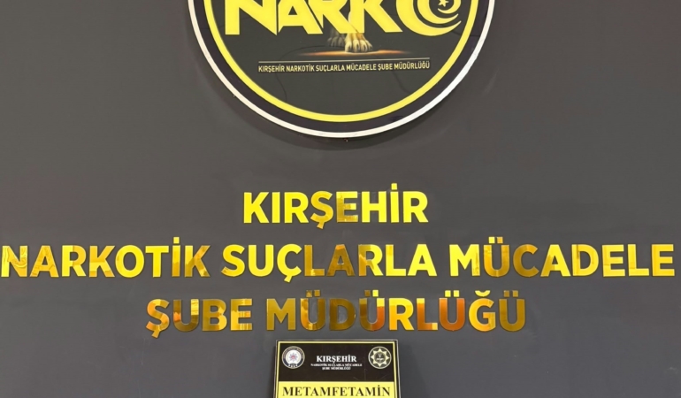 KIRŞEHİR'DE UYUŞTURUCU OPERASYONUNDA 2 TUTUKLAMA