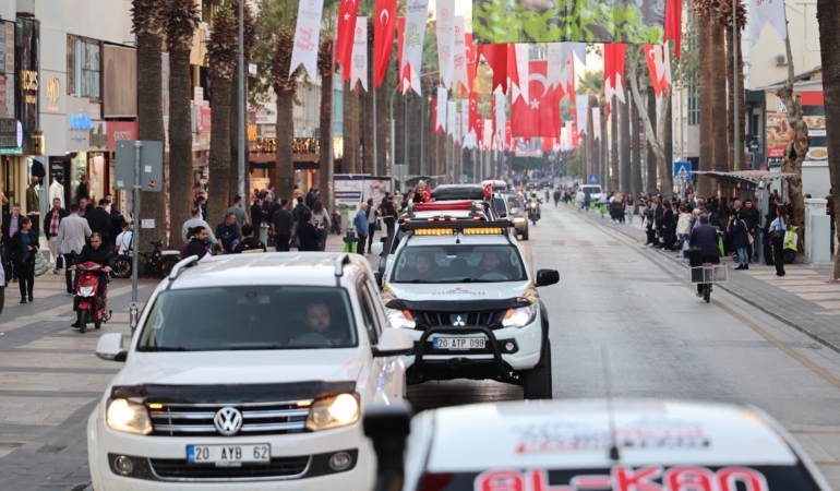 MERKEZEFENDİ'DE OFFROAD HEYECANI KORTEJ GEÇİŞİ İLE BAŞLADI