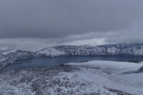 NEMRUT KALDERASI BEYAZA BÜRÜNDÜ