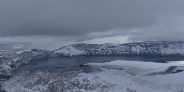 NEMRUT KALDERASI BEYAZA BÜRÜNDÜ
