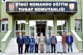 ŞEHİT AİLELERİ VE GAZİLERDEN ALBAY ALTINOK'A ANLAMLI ZİYARET