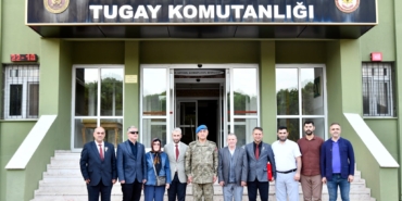 ŞEHİT AİLELERİ VE GAZİLERDEN ALBAY ALTINOK'A ANLAMLI ZİYARET