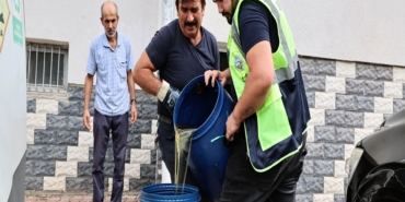 TALAS'TA ATIK YAĞLAR TOPLANIYOR ÇEVRE KORUNUYOR