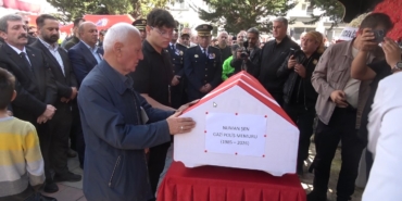 TEKNE KAZASINDA ÖLEN POLİS MEMURU NUMAN ŞEN, SON YOLCULUĞUNA UĞURLANDI
