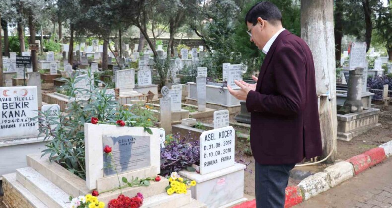 Başkan Özcan, Türkiye’nin ilk kadın Muhtarı Esin’i mezarında ziyaret etti